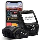 REXING V1 - 4K Ultra HD Car Dash Cam 2.4" LCD Screen, Wi-Fi, 170° Wide Angle Dashboard Camera Recorder with G-Sensor, WDR, Loop Recording, Supercapacitor, Mobile App, 256GB Supported