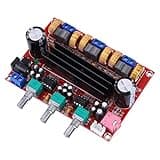 Oumefar TPA3116D2 Power Amplifier Board 2.1 Channel Subwoofer Amplifier for Home Audio System DC12-24V