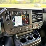 Car Stereo for GMC Savana 2008-2013, 10.1 Inch Android 13, Wireless CarPlay & Android Auto, 2GB+32GB, GPS, WiFi, Bluetooth, DSP, SWC, Mirror Link, Split Screen, AHD Backup Camera