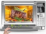 Nuwave Bravo XL Pro Air Fryer Toaster Oven, Improved 100% Super Convection, Quicker & Crispier Results, 100 Presets, Multi-Layer Even Cooking, 50-500F, Smart Probe, PFAS Free, 30QT, Stainless Steel