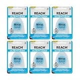 REACH Ultraclean Dental Floss, Mint, Plaque Remover for Teeth, Shred Resistant, Waxed, Easy on Gums & Teeth, Mint, Oral Care, PFAS Free, for Adults & Kids, 6 Pack, 30 yd