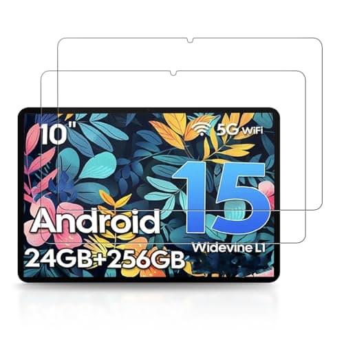 YAJOJO 2-Pack Screen Protector for Suicoey T901 Tablet 10.1 inch, 9H Hardness Tempered Glass for Suicoey T901 Tablet, Anti-Scratch, Bubble Free, HD Clarity