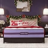 King Mattress, 14 Inch Plush Hybrid Mattress with Stronger Edge & Zone Support, Cooling-Gel Memory Foam & Pocket Springs, Motion Isolation, Fiberglass-Free, CertiPUR-US Certified, 365-Night Trial
