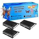 QORVITA Compatible for Kyocera TK-7137 Toner Cartridge Work for Kyocera TASKalfa MZ3200i Printers, with Chip, High Yield 25000 Pages, High-Definition Printing (3 Pack Black)
