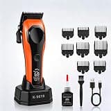 KEZU&LAR Hair Clipper, Electric Hair Trimmer for Men, Cordless Grooming Tool