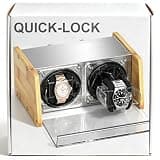 Watch Winder Smith Bamboo Watch Winder 2,with Timer and Downward Lid Design, Fits Standard to Large Size Watches