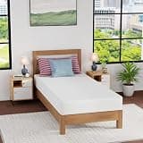 FDW | 8 Inch Twin XL Mattress | Medium Firm | Gel Memory Foam Mattress | White | Bed in a Box, CertiPUR-US Certified | Pressure Relief, Cooling Ventilated Foam | Washable Removable Cover
