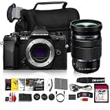 OM SYSTEM OM-5 Mark II Digital Camera Black, Micro Four Thirds Mirrorless Camera, 4K Vlogging Camera, Travel Photography Camera, Weather Sealed Body (Bundle)