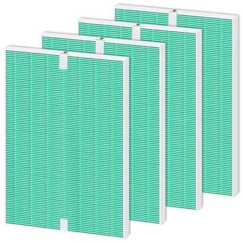 Pulluty 116130 5500-2 Toxin Absorber Air Purifier Filter H Replacement for Winix 5500-2 AM80 Plasmawave Air Purifier,4 Pack