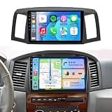 Car Radio for Jeep Grand Cherokee 2004 2005 2006 2007 with Wireless Carplay Android Auto Bluetooth Touch Screen Stereo with GPS WiFi FM Bluetooth AHD Backup Camera