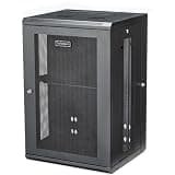 StarTech 4-Post 18U Wall Mount Network Cabinet w/ 1U Shelf, 19" Wall-Mounted Server Rack Kit for IT / Data Computer Equipment, Ships Fully Assembled