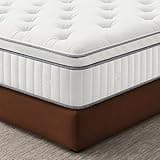 2 Mattress, 14 Inch Hybrid King Mattress in a Box for King Bed with Memory Foam and Pocket Spring,Plush Top Medium Firm Feel, 76"*80"*14",100 Night Trial