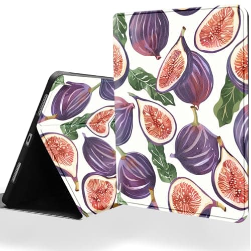 DSRGRGFDJ Tablet Case for Samsung Galaxy Tab A 10.1 Inch 2016 Model (SM-T580/T585/T587),Auto Wake/Sleep and Multi-Angle Adjustable Stand Cover - Fruit Fig Print