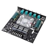 FTVOGUE 2.1 Channel Bluetooth Amplifier Module, Copper Build, 160W Power Output for DIY Home Theater with Treble Bass Control