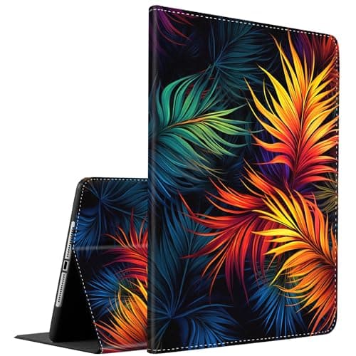 Case for Samsung Galaxy Tab A7 Lite 8.7 Inch 2021 (SM-T220/T225), Multi-Angle Smart Stand Cover Auto Sleep/Wake for Galaxy Tab A7 Lite 8.7"(SM-T220/T225), Tropical Jungle Colorful Tree Leaves