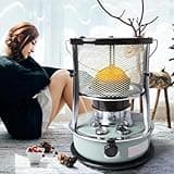 Kerosene Stove Heater Non Electric Heaters With 4 Wicks Height Adjustable 16-21 Hours Burning Time For Indoor Outdoor