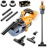 Cordless Handheld Vacuum Cleaner Compatible with DeWalt 20V Battery(Tool Only,No Battery),16000Pa Portable Vacuum with 2 HEPA Filters & 4 Attachments,Lightweight 2.2 lbs for Car,Home & Garage Cleaning