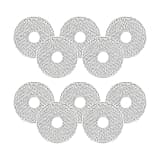 FLSBMVORA Pack of 10 Mop,Compatible for Dreame, L10s Ultra/L10s Pro Ultra/L20 Ultra/L10s Pro Ultra Heat Vacuum Robot, Washable