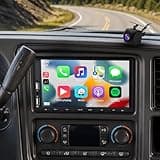 5Gwifi Upgrade Radio for Chevrolet Avalanche 1500/2500/3500 2003-2006 Head Unit, 7inch Touchscreen Car Radio Setero with Wireless Carplay Android Auto Bluetooth Backup Camera WiFi FM GPS Mirror Link