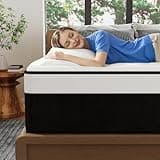 VERHOPE Queen Mattress, 8 Inch Queen Hybrid Mattress in a Box with Memory Foam, Medium Firm, Euro Top, Reinforced Edge Support, Pressure Relief & Motion Isolation, CertiPUR-US Certified