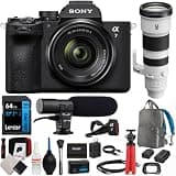Sony a7 V Full-Frame Mirrorless Interchangeable Lens Camera with 28-70mm II Lens Bundle with Sony FE 400-800mm f/6.3-8 G OSS Lens (Sony E) + 64GB Card + Camera Bag + Accessories