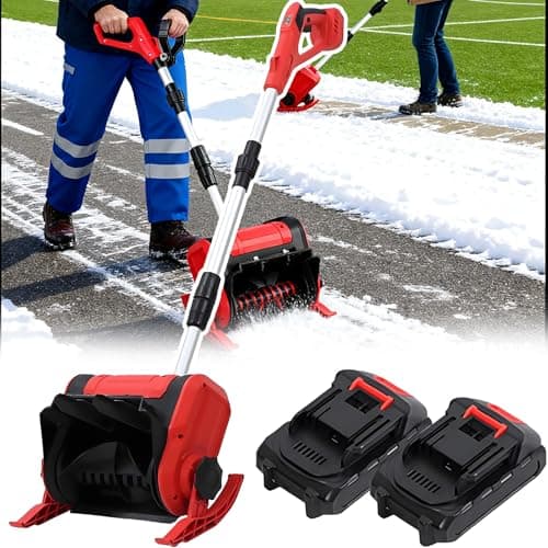 Cordless Snow Shovel, 21v | 12-Inch Wide | Battery Powered Snow Blower,20ft Snow Throwing Distance, Clears for Driveway & Walkway
