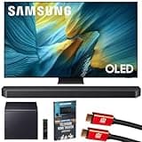 Samsung 83 inch OLED 4K S95F Vision AI Smart TV (2025) QN83S95FAEXZA Bundle with Q-Series Soundbar 7.1.2ch Subwoofer, 2X HDMI Cable and Deco Gear Home Theater Beginner's Guide