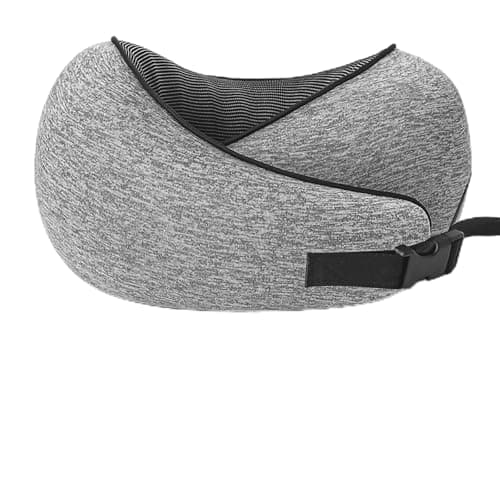 flintronic Travel Pillow, Memory Foam Neck Pillow, Comfortable & Ergonomic Pillow with Earplugs, Eye Masks, Carry Bags, 360-Degree Head Support Pillow for Travel, Airplans,Trains,Cars