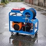 Industrial Hydro Jet Drain Cleaner Sewer Cleaning Equipment High Pressure Pipe Cleaning System for Underground Pipeline Blockage Removal and Maintenance Work