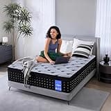 Cornoyu King Size Mattress,12 Inch Medium Firm Hybrid Mattress in a Box, Gel Memory Foam & Individually Pocketed Coils, Motion Isolation & Pressure Relief, Fiberglass-Free, CertiPUR-US Certified