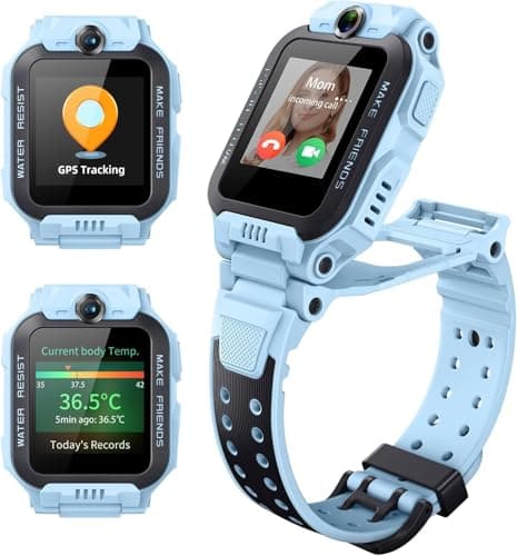 IMOO Watch phone Z7, 4G Smart Watch for kids with real-time HD Video/Phone Call, Smart Watch for Children Girls 9-12 with GPS Location and 14 Days History, Smart Watch for Children