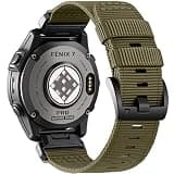 Ultra-Durable 22mm Nylon Watch Band for Garmin Instinct/Fenix 8 47mm/Forerunner 965 – Heavy-Duty Stitching & Solid Metal Connector, Breathable Quick-Fit Replacement Strap for Running & Working