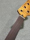 5-Strings 20 Frets Fretless guitar bass neck Rosewood Roasted Flame Maple Satin