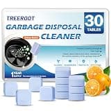 Treeroot 30 Pack Garbage Disposal Cleaner Tablets, Deodorizer, Foaming Sink Cleaner, Fresh Foaming Tablets for Garbage Disposal, Clean Kitchen Sink and Eliminate Odors, 1 Year Supply