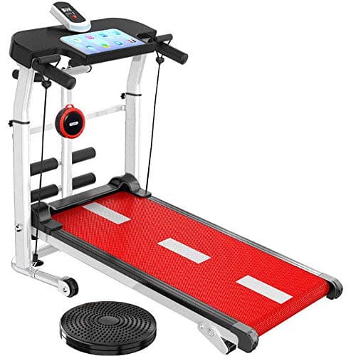 Folding Treadmills Treadmills, Home Compact Folding Mechanical Treadmill Led Displayo Multi-Function Shock Absorption Silent Treadmill Walking