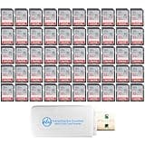 SanDisk Class 10 Memory Card 32GB 50 Pack Ultra SD Card SDSDUN4-032G-GN6IN