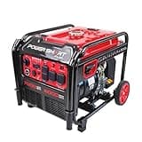 PowerSmart 7000-Watt Open Frame Inverter Generator, 120V/240V Dual Voltage, Clean Power for Sensitive Electronics, Electric Start Portable Generator for Home Backup & RV Camping - Gas Powered