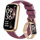 Fitness Trackers for Women Smart Watch: Fitness Tracker with 24/7 Heart Rate Monitor SpO2 Sleep Step Tracker, Pedometer Fitness Smart Watches for Women with 5ATM Waterproof for iPhone Android 2 Bands