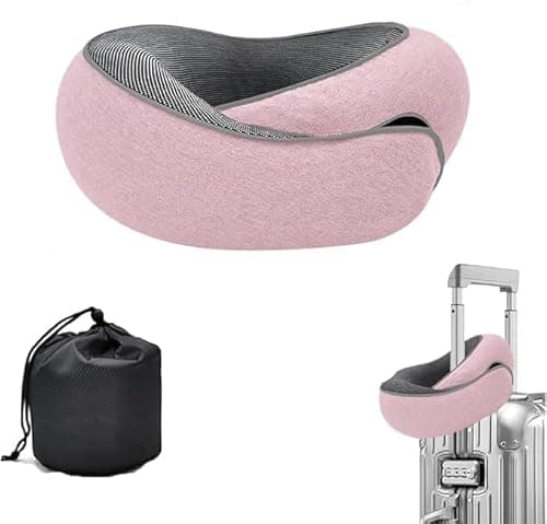 WEERSHUN Travel Pillow for Airplanes, 2026 New Memory Foam Neck Pillow with Chin Wrap for Traveling, Suitable for Airplanes, Offices and Cars