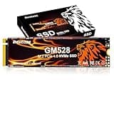Bestoss 1TB M.2 SSD NVMe PCIe 2280 Internal Solid State Hard Drive, Up to 5000 MB/s, 3D NAND SLC Cache, SSD for Gaming PC Storage, Business Laptop, Home Entertainment, Creative Workflow GM528