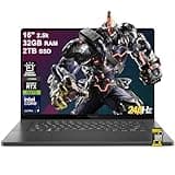 ASUS ROG Zephyrus G16 Gaming AI Laptop 16" 2.5k 2560x1600 OLED 240Hz (500nits) Intel 16-core Ultra 9 285H 32GB RAM 2TB SSD GeForce RTX 5070 (Up to 798 AI Tops) RGB Backlit Thunderbolt Win11 ICP Hub