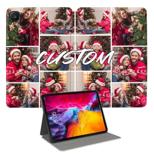 Custom Photo Personalized Flip Case for Samsung Galaxy Tab S6 lite 10.4 inch(2024),Model Code: SM-P620/P625, Samsung Galaxy Tablet Customized Picture Text Leather Stand Cover Protective Case