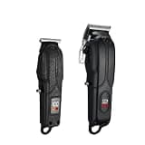 Electric Charging Pusher Adult Carving Scissors Home Barber Digital Display