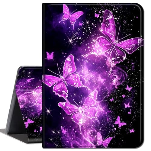 Case for 13 Inch Microsoft Surface Pro 11/10/9,Slim Soft Shockproof TPU Silicone Protective Back Shell Case for Microsoft Surface Pro 9 2022,Pink Butterfliy
