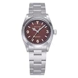 Baltany Watches for Men, Classic Homage Sports Watch, GADA Automatic Watch for Everyday use (S4066T Red 36mm ST2130 Movement)