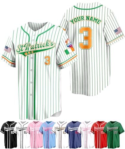 Custom Baseball Jersey Personalized Stitched/Printed Name Number Logo Softball Shirts for Men Women Youth Kids