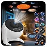 FlyLily Galaxy Projector for Bedroom, 13 in 1 Planetarium Star Projector with Solar System & Constellation, 360° Rotating Galaxy Light Projector, Space Night Light Projector for Kids Adults Gifts