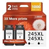Ankink 245XL Ink Cartridge Replacement for Canon Ink 245 PG-245 XL PG245XL Black Ink for Cannon Pixma MX490 TR4520 TS3322 TR4522 TR4500 TS3122 TS3300 MX492 MG2522 MG2500 TS3320 TS3100 Printer, PG245
