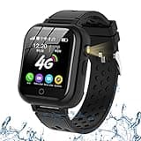 DDIOYIUR Smart Watch for Kids, 4G Kids Phone Smartwatch with GPS Tracker, WiFi SMS, Call, Voice Video Chat, Bluetooth, Audio Recording, Alarm, Pedometer, Wrist Watch for 4-16 Boys Girls Birthday Gifts