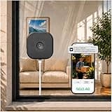 2K Window Camera,5Ghz & 2.4Ghz WiFi Security Camera for Home,120° Wide View,Full Color Night Vision,AI Person/Vehicle/Pet Detection,911 Emergency,US Based Cloud,24/7 Recording,Easy & Quick Install,Pro